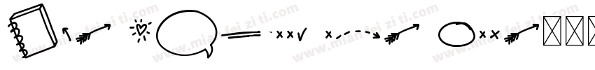 Art School out font字体转换